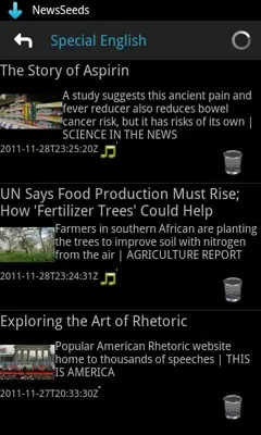 NewsSeeds android App screenshot 4